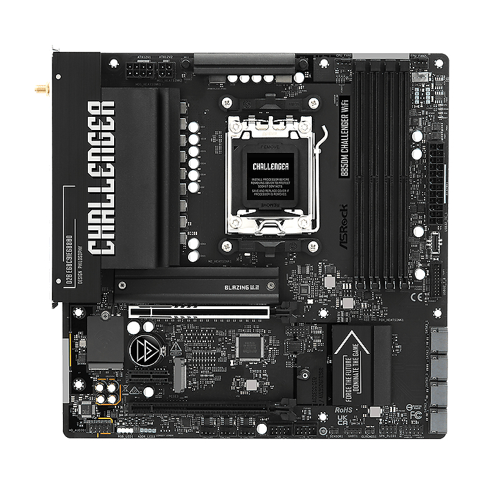Дънна платка ASRock B850M CHALLENGER WIFI socket AM5, DDR5