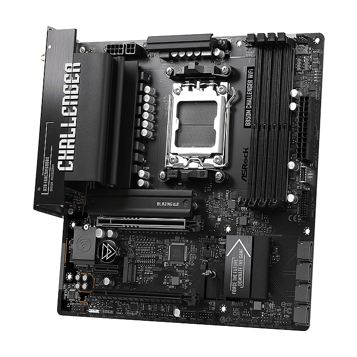 Дънна платка ASRock B850M CHALLENGER WIFI socket AM5, DDR5