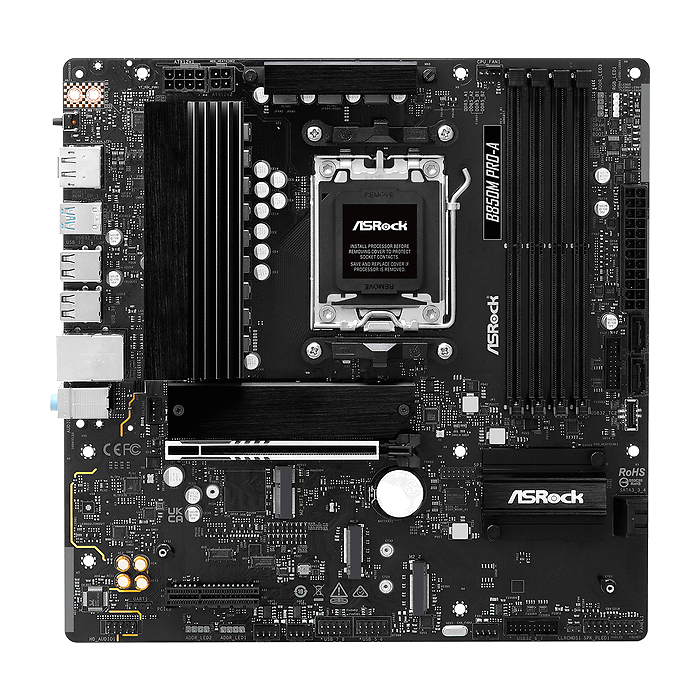 Дънна платка ASRock B850M Pro-A socket AM5, DDR5
