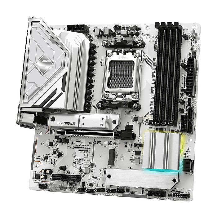 Дънна платка ASRock B850M STEEL LEGEND WIFI socket AM5, DDR5