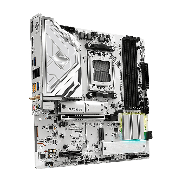 Дънна платка ASRock B850M STEEL LEGEND WIFI socket AM5, DDR5
