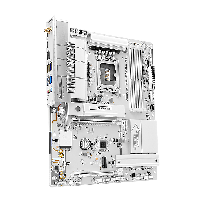 Дънна платка ASRock B860 Challenger White WIFI, LGA 1851, DDR5