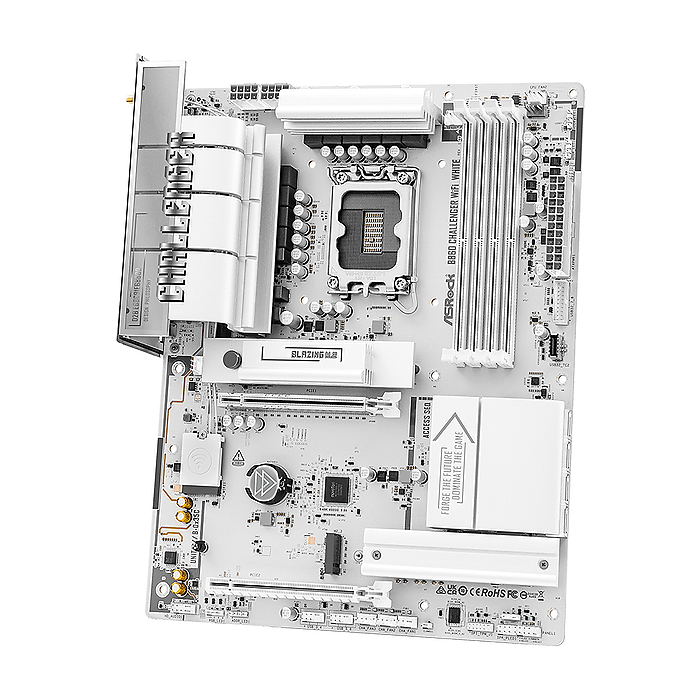 Дънна платка ASRock B860 Challenger White WIFI, LGA 1851, DDR5