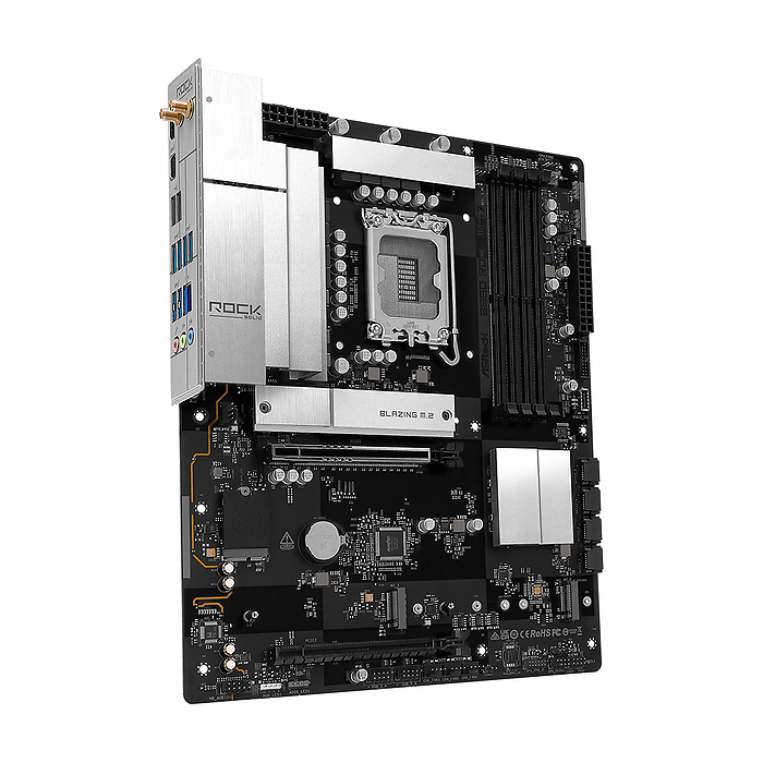 Дънна платка ASRock B860 Rock WIFI 7, LGA 1851, DDR5