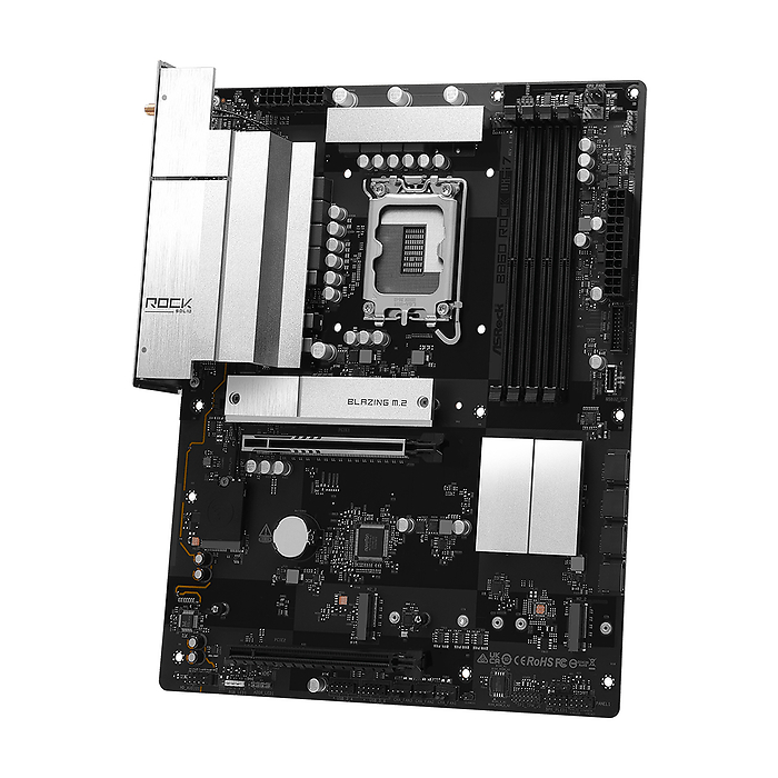 Дънна платка ASRock B860 Rock WIFI 7, LGA 1851, DDR5