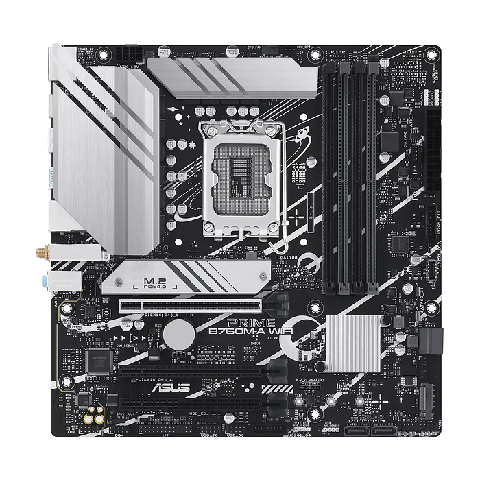 Дънна платка ASUS PRIME B760M-A WIFI DDR5, LGA 1700
