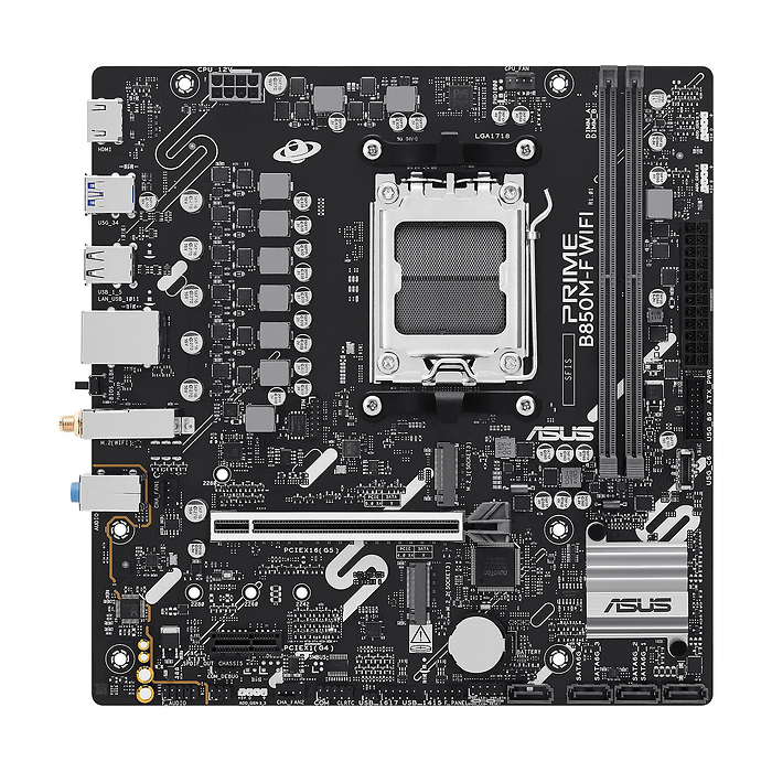 Дънна платка ASUS PRIME B850M-F WIFI socket AM5, DDR5