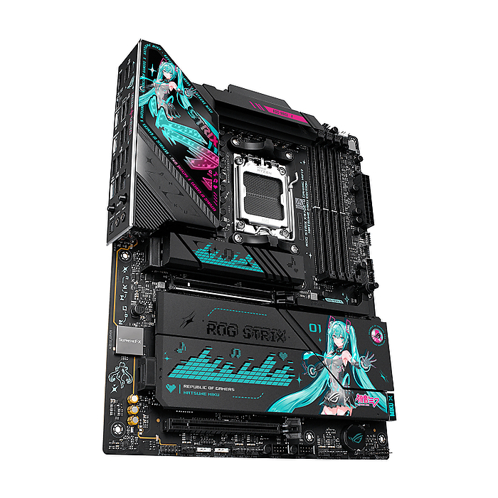 Дънна платка ASUS ROG STRIX X870E-H GAMING Hatsune Miku Edition WIFI 7 AM5 DDR5