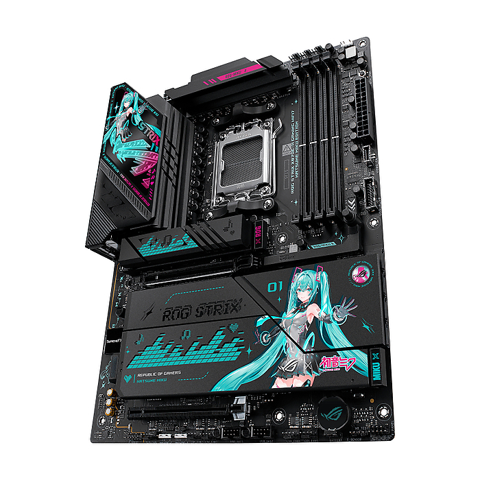 Дънна платка ASUS ROG STRIX X870E-H GAMING Hatsune Miku Edition WIFI 7 AM5 DDR5