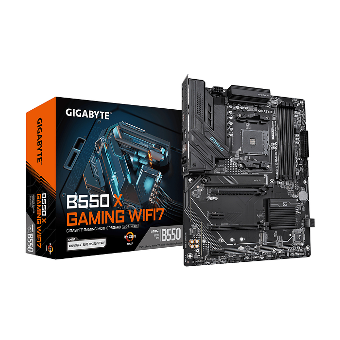 Дънна платка GIGABYTE B550 X GAMING WIFI7, Socket AM4, DDR4