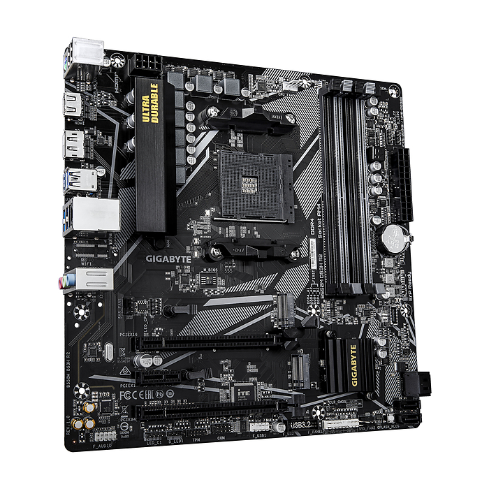 Дънна платка GIGABYTE B550M DS3H R2 Socket AM4, DDR4