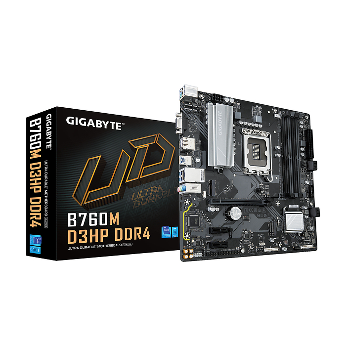 Дънна платка GIGABYTE B760M D3HP DDR4 socket 1700, mATX