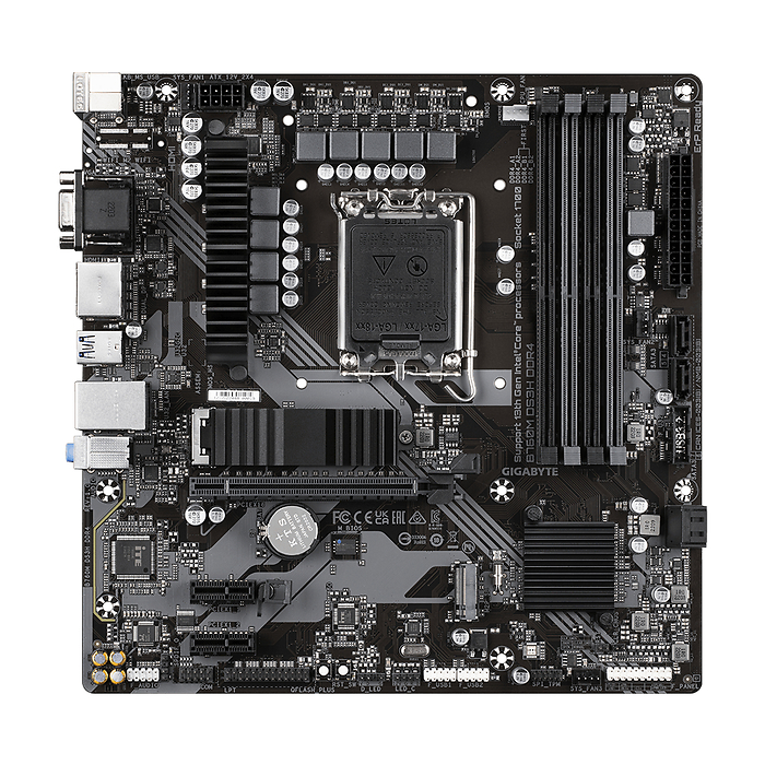 Дънна платка GIGABYTE B760M DS3H, socket 1700, ATX, DDR4
