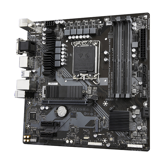 Дънна платка GIGABYTE B760M DS3H, socket 1700, ATX, DDR4