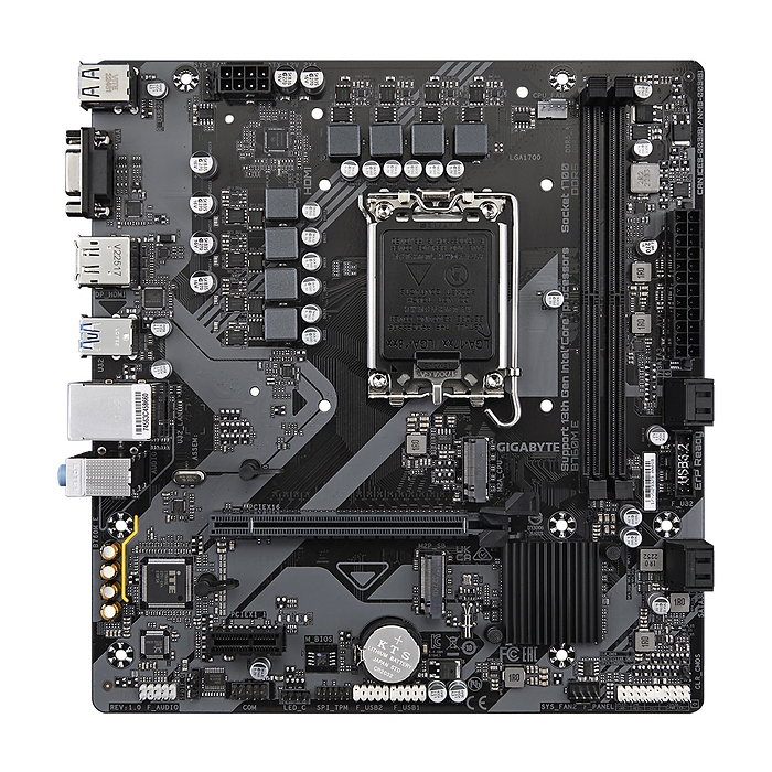 Дънна платка GIGABYTE B760M E DDR5, socket 1700