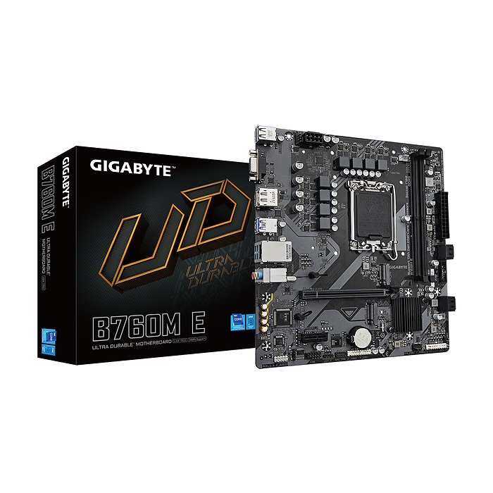 Дънна платка GIGABYTE B760M E DDR5, socket 1700