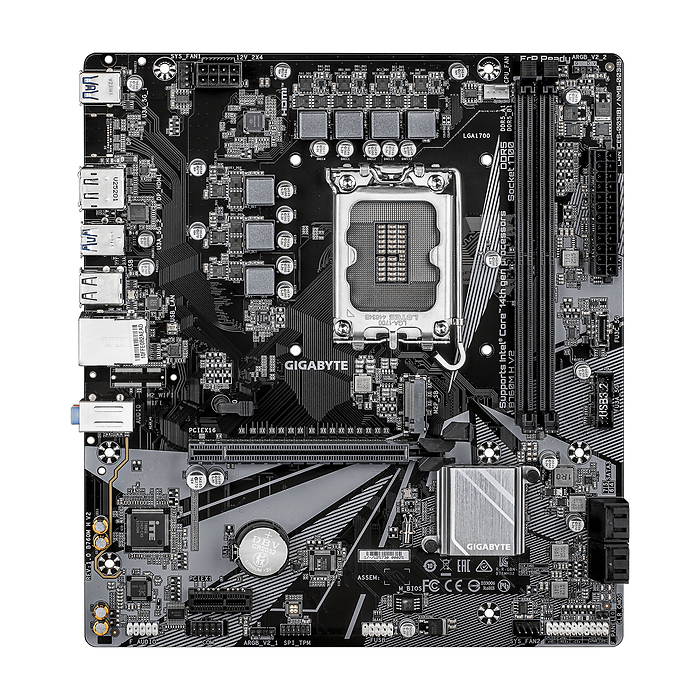 Дънна платка GIGABYTE B760M H V2 DDR5, socket 1700