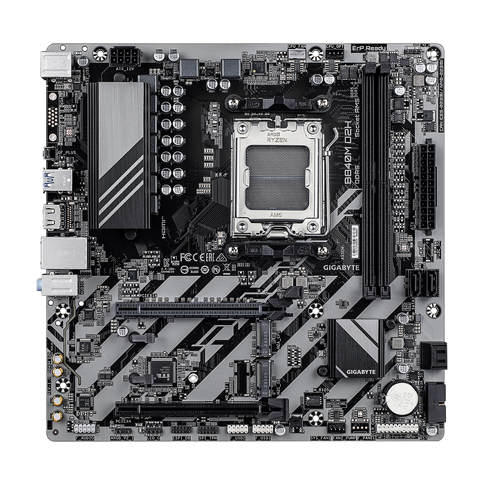 Дънна платка GIGABYTE B840M D2H socket AM5, AMD B850, DDR5