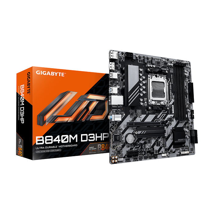 Дънна платка GIGABYTE B840M D3HP socket AM5, DDR5