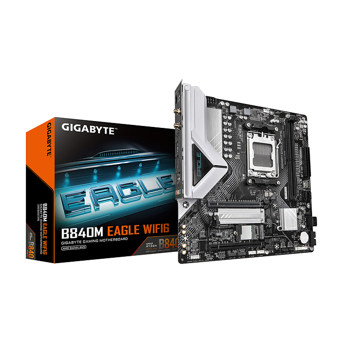 Дънна платка GIGABYTE B840M EAGLE WIFI6 socket AM5, DDR5
