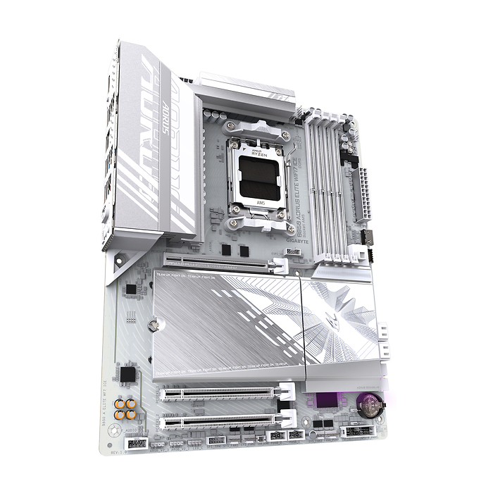 Дънна платка GIGABYTE B850 AORUS ELITE ICE WIFI7 socket AM5, DDR5