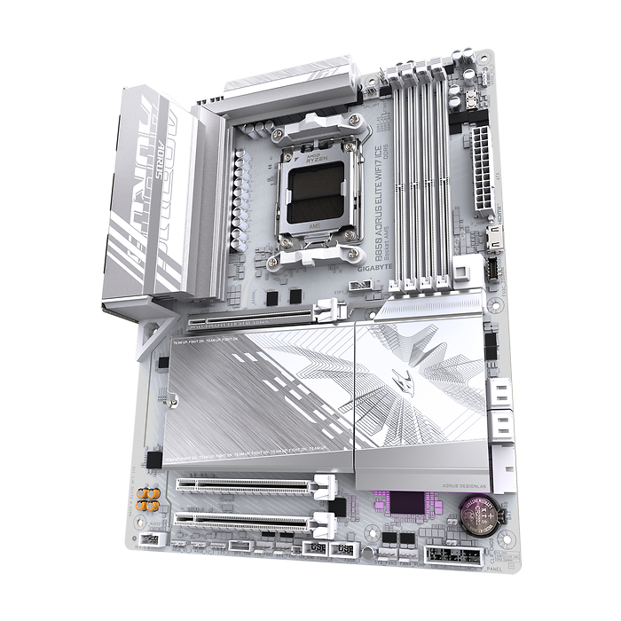 Дънна платка GIGABYTE B850 AORUS ELITE ICE WIFI7 socket AM5, DDR5