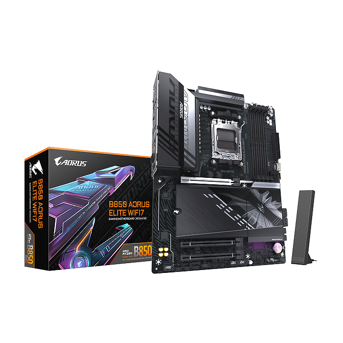 Дънна платка GIGABYTE B850 AORUS ELITE WIFI7 socket AM5, DDR5
