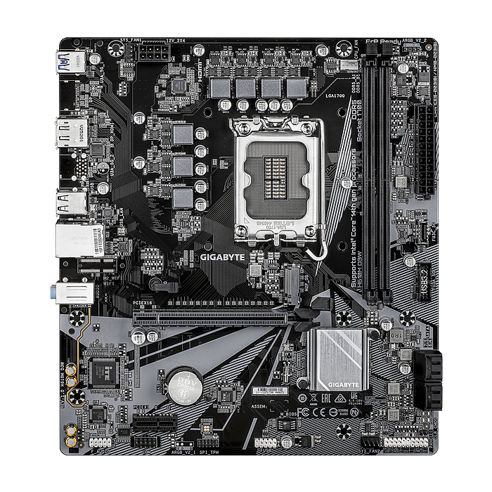 Дънна платка GIGABYTE H610M D3W Socket 1700, DDR5, Micro ATX