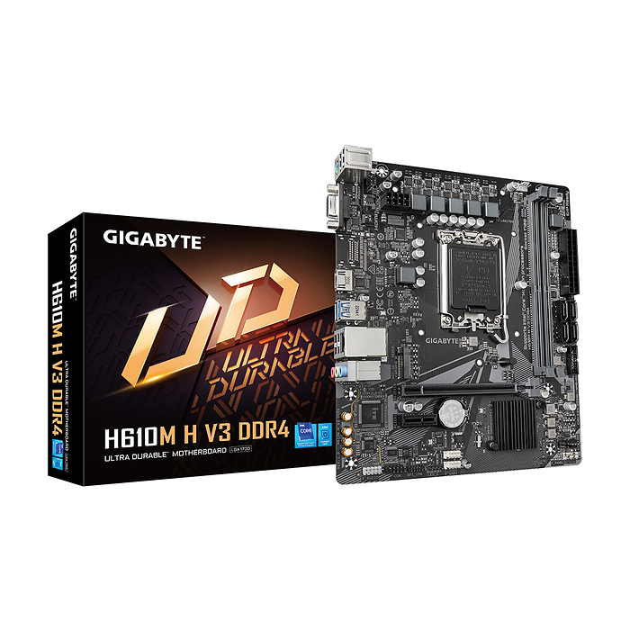 Дънна платка GIGABYTE H610M H V3, Socket 1700, DDR4
