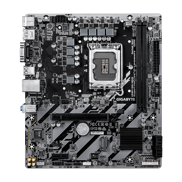Дънна платка GIGABYTE H810M S2H Gen5, LGA 1851, DDR5