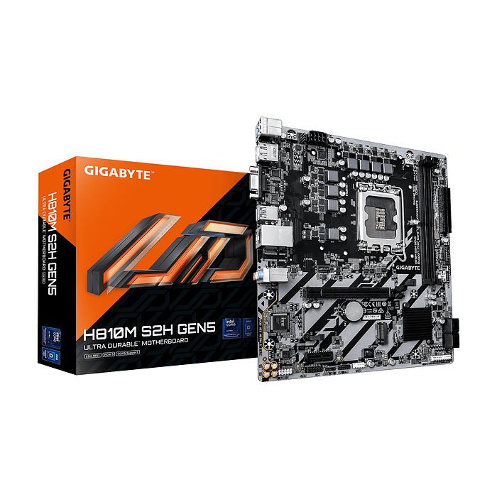 Дънна платка GIGABYTE H810M S2H Gen5, LGA 1851, DDR5