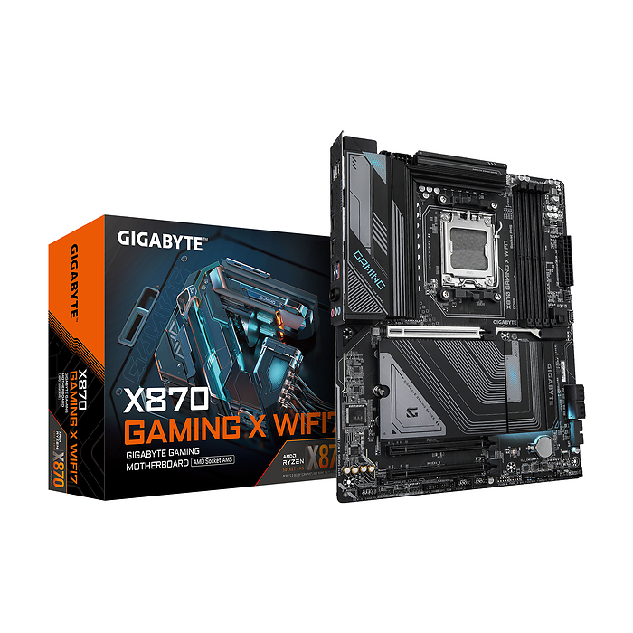Дънна платка GIGABYTE X870 GAMING WIFI 7, Socket AM5, DDR5