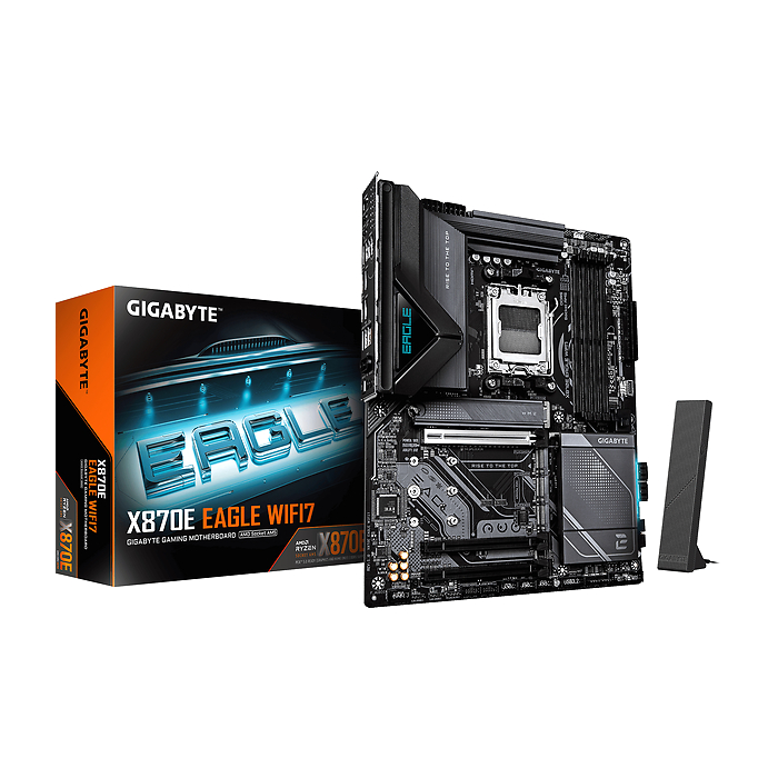 Дънна платка GIGABYTE X870E EAGLE WIFI7, Socket AM5, DDR5