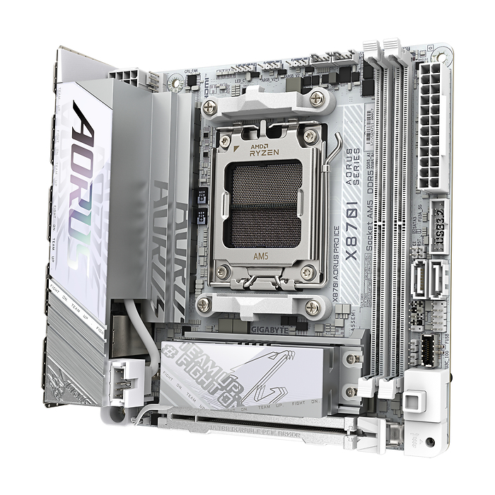 Дънна платка GIGABYTE X870I AORUS PRO ICE WIFI 7, Socket AM5, DDR5