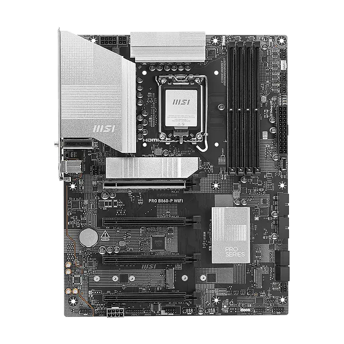 Дънна платка MSI PRO B860-P WIFI 7, LGA 1851, DDR5