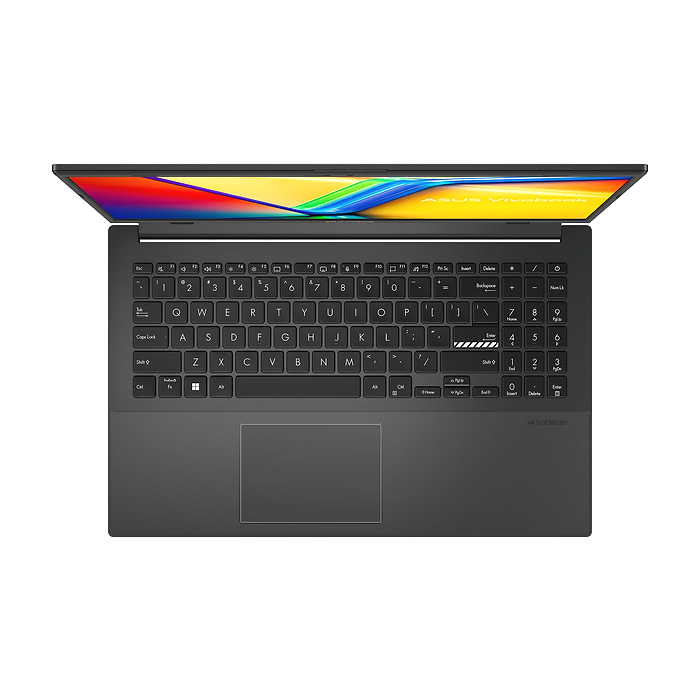 Лаптоп ASUS Vivobook Go 15 E1504FA-BQ2786 - 15.6" IPS FullHD, AMD Ryzen 5 40, 16GB LPDDR5, 512GB SSD - Черен