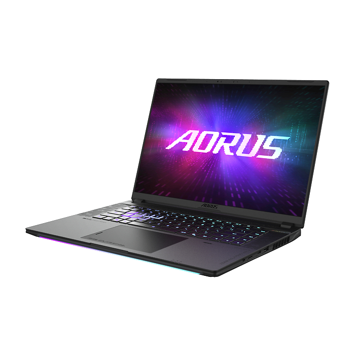 Лаптоп GIGABYTE AORUS MASTER 16 6YJ - 16" inch OLED, AMD Ryzen 9 9955HX3D, 32GB DDR5, 1TB SSD, RTX 5080, Windows 11 Pro, Черен
