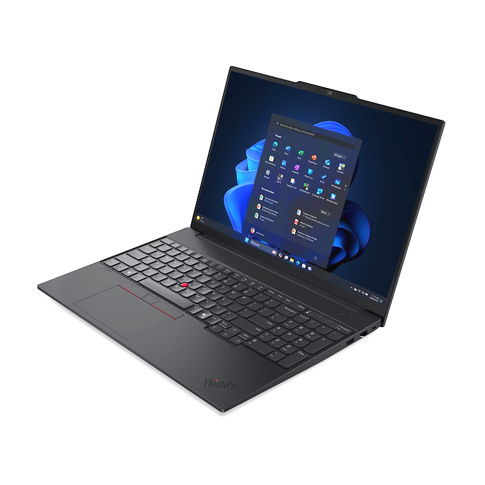 Лаптоп Lenovo ThinkPad E16 G3 - 16" IPS WUXGA (1920x1200), Intel Core Ultra 7 255H, 16C (up to 5.1GHz, 24MB), 32GB DDR5-5600, 1TB SSD, Черен